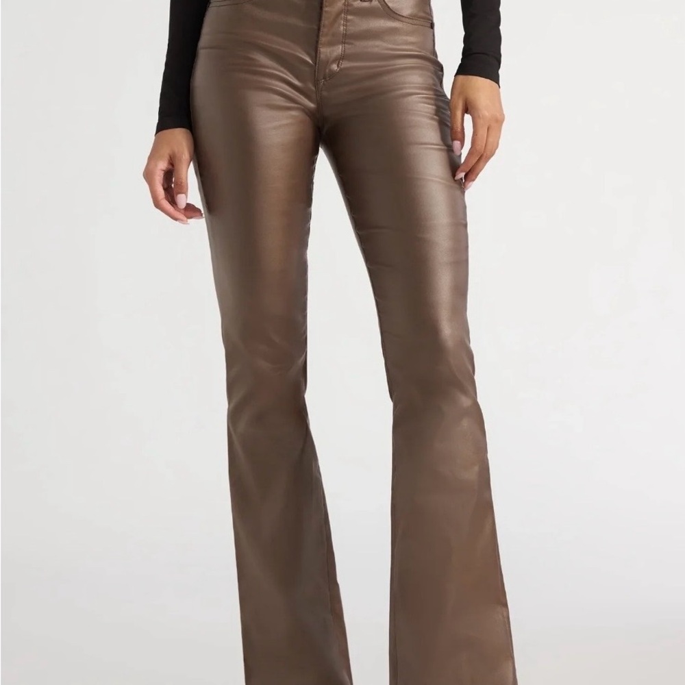 Sofia by Sofia Vergara Brown Flare Pants NWT